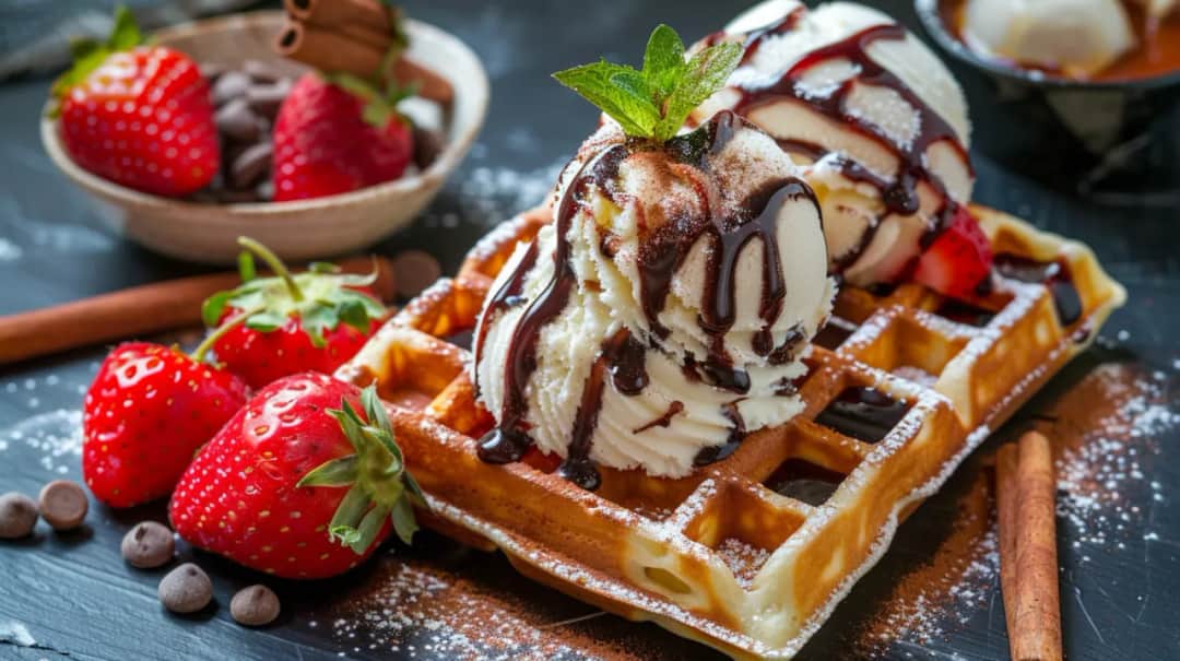 Gofry i lody: Idealne połączenie na gorące letnie dni dla każdego