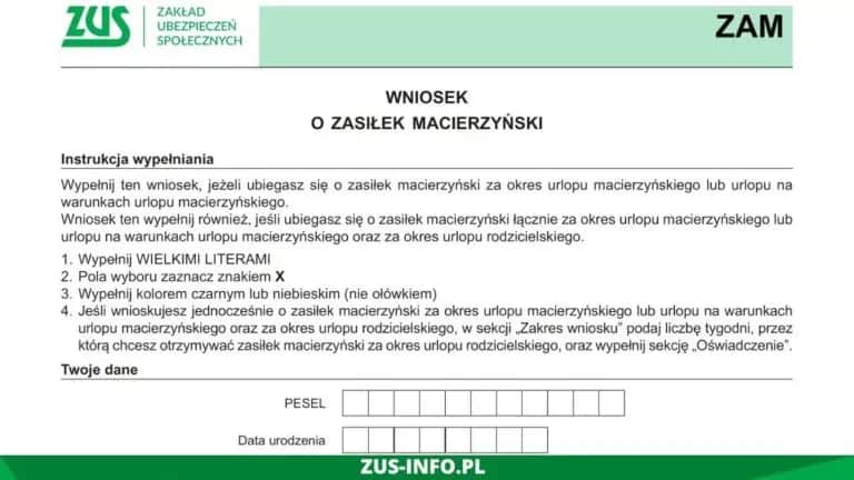 Kto wypłaca zasiłek macierzyński po ustaniu zatrudnienia i jak to zrobić?