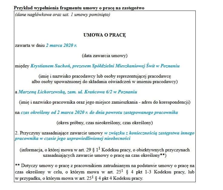 Kiedy można zatrudnić pracownika na zastępstwo? Poznaj ważne zasady